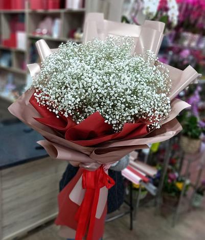 Букет цветов из: Гипсофила в Озерном