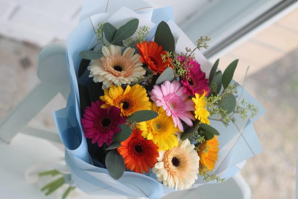 Букет цветов из: Герберы в Озерном