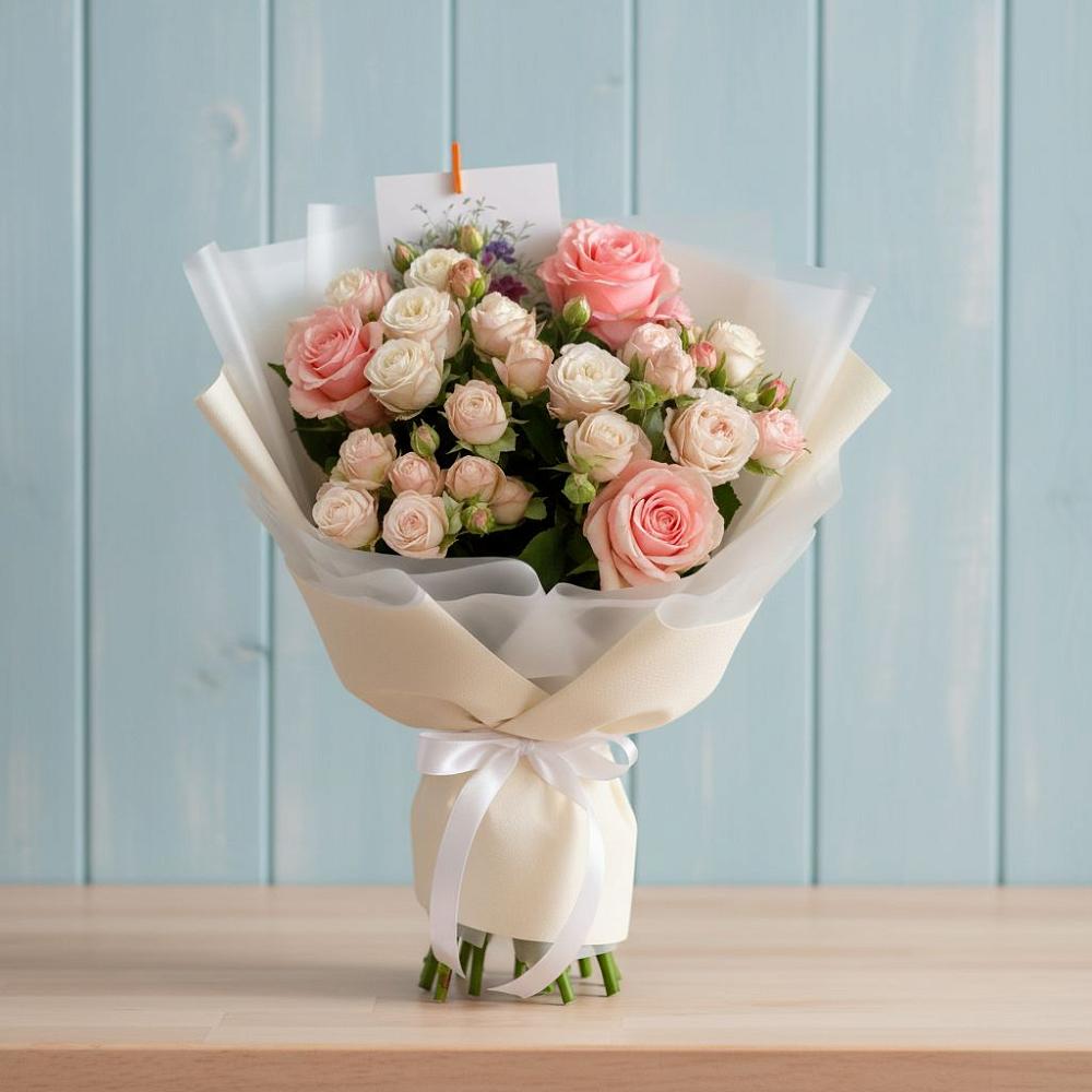 Букет цветов из: Розы в Озерном