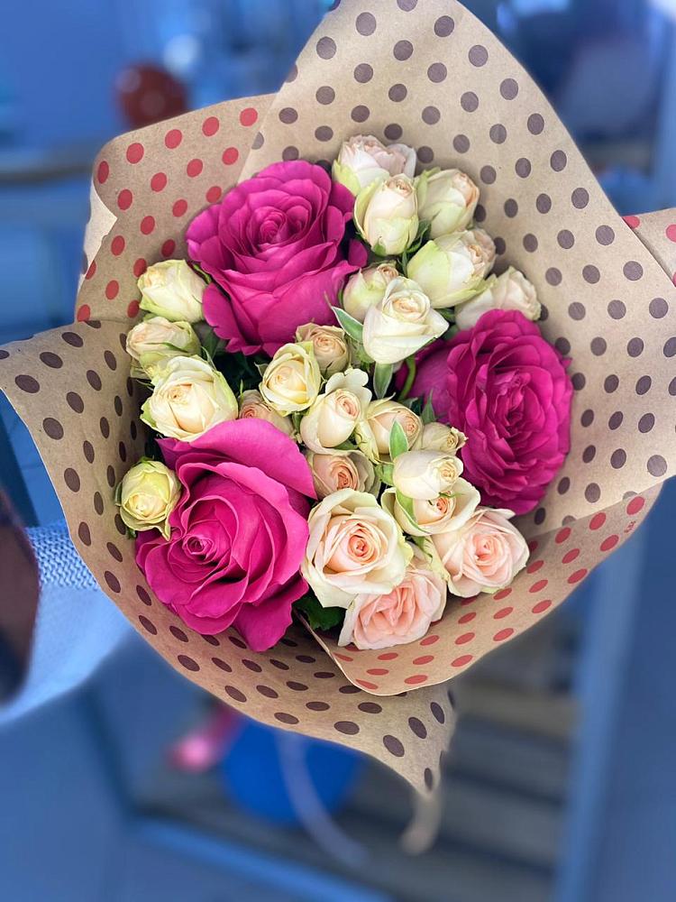 Букет цветов из: Розы в Озерном