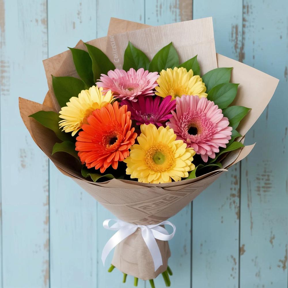 Букет цветов из: Герберы в Озерном