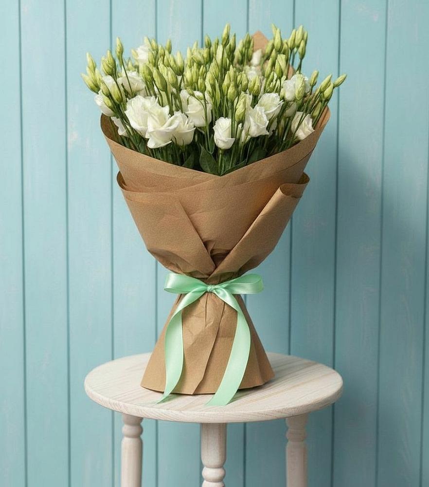 Букет цветов из: Лизиантусы в Озерном