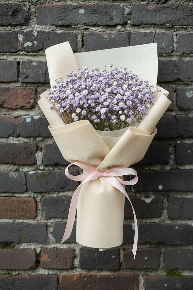 Букет цветов из: Гипсофила в Озерном