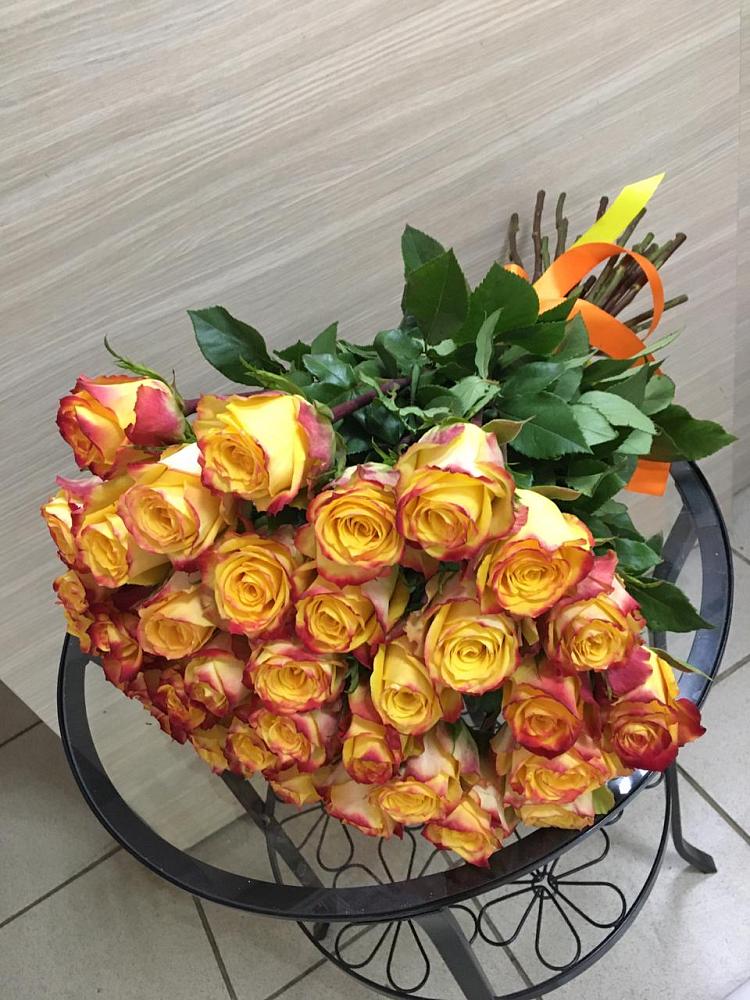 Букет Желтые розы в Озерном