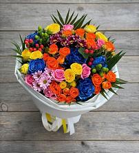 Букет цветов из:  Розы и Хризантемы в Озерном