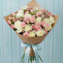 Букет цветов из:  Розы #REPLACE_PRED# Озерном